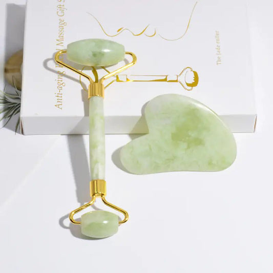 Jade Roller & Gua Sha Gift Box - Évasion Beauté